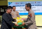 Polsek Pangkalan Tebar Kepedulian Lewat Gerakan Pangan Murah