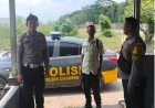 Patroli Siang Polsek Cikampek, Aipda Ginanjar dan Bripka Ajis Himbau Kantibmas Security Antisipasi Gukantibmas 
