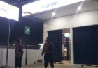 Kanit Sabhara Polsek Batujaya bersama Anggotanya Cegah GU Kamtibmas di Bank Mandiri Unit Batujaya pada malam hari