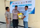 Polsek Batujaya Polres Karawang melaksanakan Kegiatan Gerakan Pangan Murah (GPM) di Mapolsek Batujaya