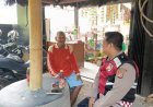 Personil Polsek Tempuran Polres Karawang, Giat Sambang dan berikan himbauan Agar Warga sadar Pentingnya Kamtibmas.