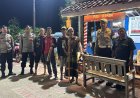 Patroli Malam Minggu Polsek Cikampek Pantau Jalur Pewarengan Sekaligus Sambang Pos Ronda 