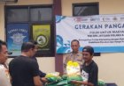 Kapolsek Jatisari Pimpin Gerakan Pangan Murah Salurkan Beras SPHP Untuk Warga