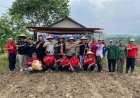 Kapolsek Klari Pimpin Launching Ketahanan Pangan Jagung Hibrida di Desa Karang Anyar ‎