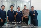 Panit Binmas Polsek Rengasdengklok Monitoring Dapur SPPG Saung Gurame Desa Kemiri Kec.Jayakerta