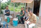 Sinergitas TNI-POLRI Gelar Silaturahmi Kamtibmas Ke Warga Desa Duren Sampaikan Pesan Kamtibmas
