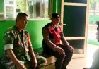 Sinergitas TNI - Polri, Bhabinkamtibmas Sambang Ke Bhabinsa Koramil 0404 Rengasdengklok