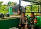 Perkuat sinergitas, TNI,Polri Bhabinkamtibmas Sambangi Bhabinsa Koramil Rengasdengklok