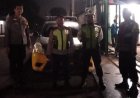 Patroli Malam Polsek Klari Sambangi Perusahaan, Sampaikan Pesan Kamtibmas kepada Petugas Security