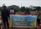 Polsek Jatisari Dukung Ketahanan Pangan, Gandeng Petani Tanam Jagung Hybrida di Lahan Baku Sawah ‎