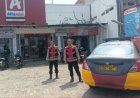 Samapta Polsek Klari Patroli Siang Sambangi Alfamidi di Desa Anggadita