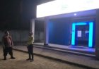 Kanit Sabhara Polsek Batujaya Sambangi Scurity Bank BRI Unit Batujaya pada malam hari