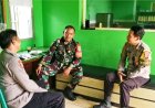 Perkuat Sinergitas TNI, Polri, Bhabinkamtibmas Polsek Rengasdengklok Sambangi Koramil 0404 Rengasdengklok