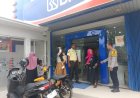 Anggota Polsek Tirtajaya Himbau Scurity Bank BRI Unit Pisangsambo terkait Kamtibmas