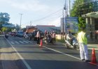 Pastikan Arus Lalu Lintas Lancar, Polsek Rengasdengklok Strong Poin Gatur Lantas Pagi Hari