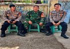 Bentuk Sinergitas TNI, Polri, Bhabinkamtibmas bersama Babinsa TNI Laksanakan Patroli Wilayah Bersama