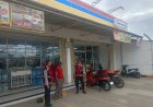 Anggota Polsek Batujaya melaksanakan Giat Cipta Kondisi KRYD di Minimarket
