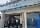 Anggota Polsek Batujaya Sambangi Scurity Bank BJB Unit Batujaya
