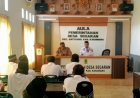 Bhabinkamtibmas Desa Segaran Mengikuti Rapat Minggon tingkat Desa