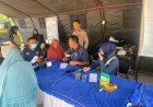 Polres Aceh Tengah Kembali Berikan Layanan Kesehatan Gratis di Posko Pengungsian Korban Bencana Alam