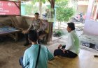 Bhabinkamtibmas Połsek Klari Kembali Sosialisasikan Nomor Layanan Lapor Pak Kapolres Yang Baru ke Warga Dusun Krajan ‎