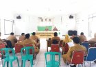 Kapolsek Batujaya Mengikuti Rapat Minggon tingkat Kecamatan Batujaya di Aula Kecamatan Batujaya