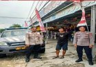 Dalam Giat Patroli Polsek Rengasdengklok, Berikan Himbauan Kamtibmas Kepada Tukang Parkir Indomart