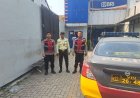 Patroli Polsek Klari Kontrol Bank BRI, Sampaikan Pesan Kamtibmas kepada Security