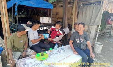 Polsek Pangkalan Sosialisasikan Pengaduan Cepat Propam Polri kepada Masyarakat