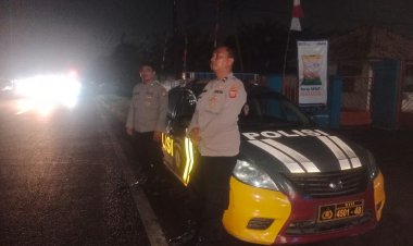 Cegah Gangguan Kamtibmas  Polsek Purwasari Polres Karawang Tingkatkan  Kegiatan Patroli  