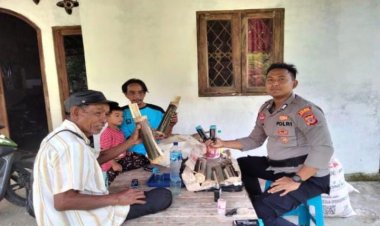 Tingkatkan Keamanan Di Wilayah Hukum Polsek   Himbau Masyarakat