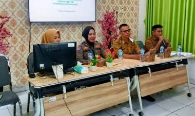 Kapolsek Rengasdengklok Diwakili Panit Binmas Hadiri Rapat minggon Kecamatan Jayakerta