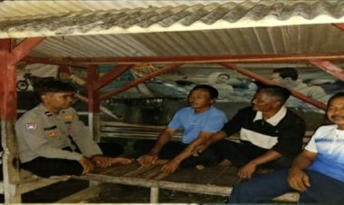 Polsek Rengasdengklok Ajak Petugas Ronda, Bersama - Sama Jaga Kamtibmas