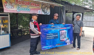 Polsek Pangkalan Rutin Sosialisasikan Pengaduan Cepat Propam Polri kepada Masyarakat