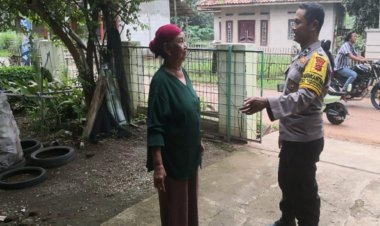 Personil Polsek Cikampek Sambang Ibu Rumah Tangga Himbau Kantibmas Waspada C3 di Lingkungan 