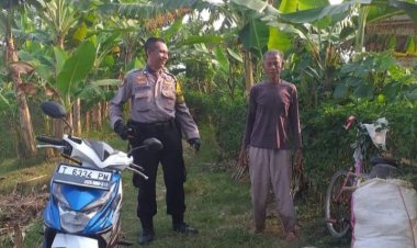 Bhabinkamtibmas Polsek Jatisari Himbau Warga Waspadai TPPO 