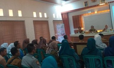 Połsek Jatisari Hadiri Rapat Minggon Kecamatan