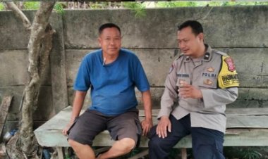 Jalin Kedekatan, Bhabinkamtibmas Laksanakan Sambang Silaturahmi dengan Tokoh Masyarakat