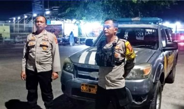 Dalam KRYD Polsek Rengasdengklok Laksanakan Patroli  Prekat Malam Hingga Menjelang Pagi