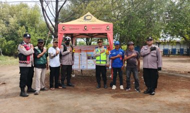 Giat Pengamanan Wisata dalam rangka Operasi Kewilayahan Terpusat Lilin Lodaya Tahun 2025/2026 di Objek Wisata Pulau Putri Cikeong Batujaya