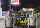Guna Ciptakan Kamtibmas Aman Dimalam Hari, Polsek Rengasdengklok Gelar Patroli