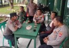 Sinergitas TNI POLRI Polsek pedes Sambangi Mako Koramil Pedes Dalam Rangka Meningkatkan Keamanan Di Kecamatan Pedes Pasca Pilkades 