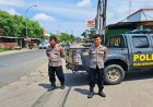 Dalam Giat Patroli Prekat Siang hari, Polsek Rengasdengklok Sisir Jalan raya dan Obyek Vital
