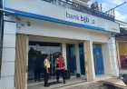 Anggota Polsek Batujaya Sambangi Scurity Bank BJB Unit Batujaya