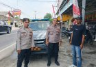 Polsek Rengasdengklok Giat Patroli Prekat Siang, Dan Berikan Arahan Kepada Juru Parkir
