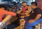 Bhabinkamtibmas Polsek Banyusari Ikut Serta Kegiatan Ronda Bersama Warga