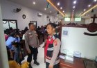 Polsek Klari Laksanakan Pengamanan Kebaktian Minggu Kasih