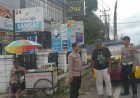 Patroli Siang Polsek Cikampek Sambang Jukir Depan Bjb Cikampek Himbau Kantibmas 