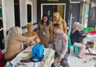 Cegah Stunting Pada Balita dan Pastikan Kesehatan Pada Ibu Hamil Dan Menyusui Bhabinkamtbimas Polsek Purwasari Polres Karawang Melaksanakan Kegiatan Posyandu
