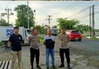 Dalam Kegiatan Patroli Prekat, Personil Piket Fungsi Polsek Rengasdengklok Kunjungi SPBU Karang anyar